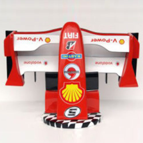 Avant-F1-Ferrari-socle-résine-nlcdeco formule 1