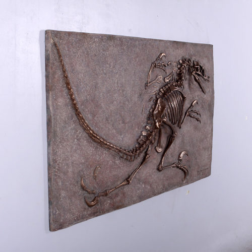 Tableau squelette Vélociraptor NLC DECO