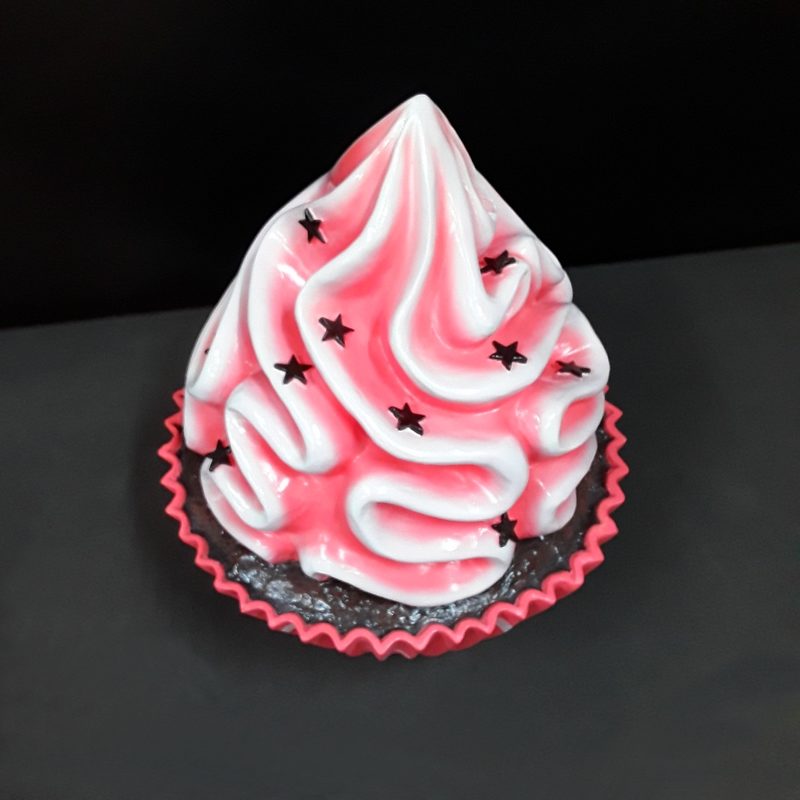 Cupcake fraise décor sucré magasin nlcdeco