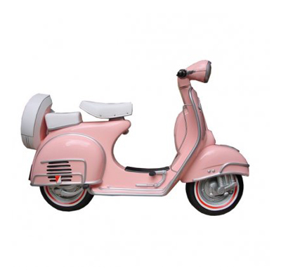 Décor mural Scooter rose