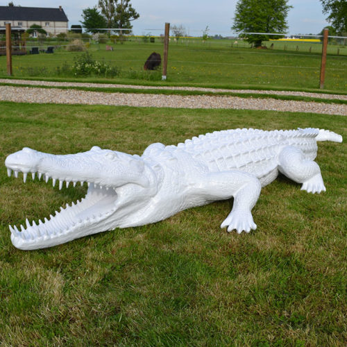 crocodile pret à peindre nlcdeco aligator animaux en resine (5)