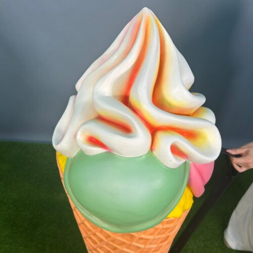 MEGA CORNET DE GLACE décoration extérieur pour glacier