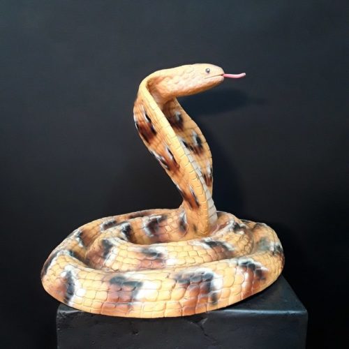 Cobra décor d'animaux exotiques nlcdeco