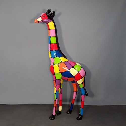 Girafe colorée nlcdeco