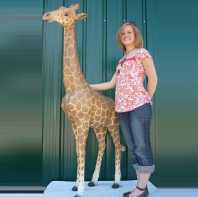 Girafe-résine animaux en résine nlc déco deco