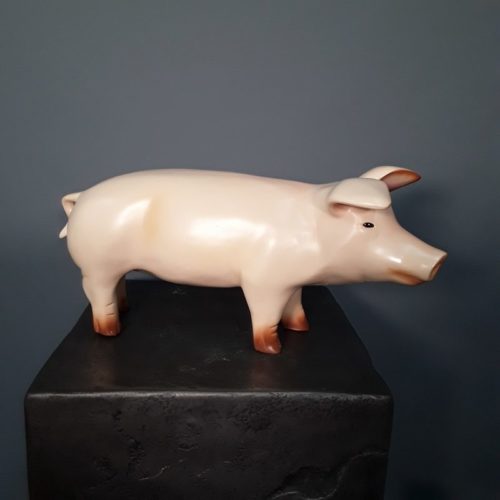 Statue petit cochon rose nlcdeco