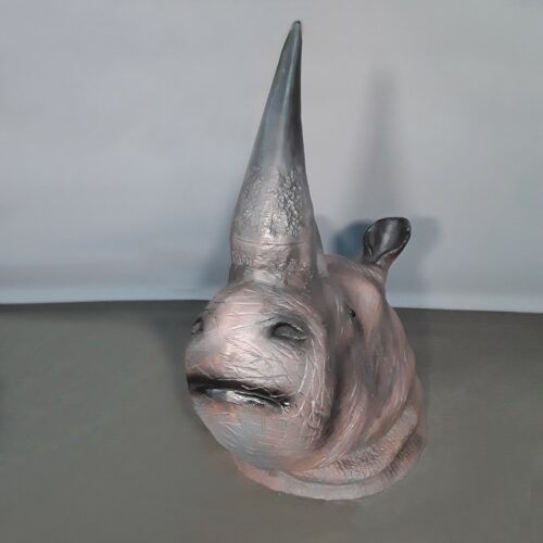 Trophée de rhinocéros 3D nlcdeco