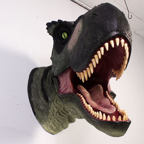 Trophée t-rex géant dinosaure jurassic nlcdeco