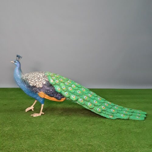peacock resin statue nlcdeco