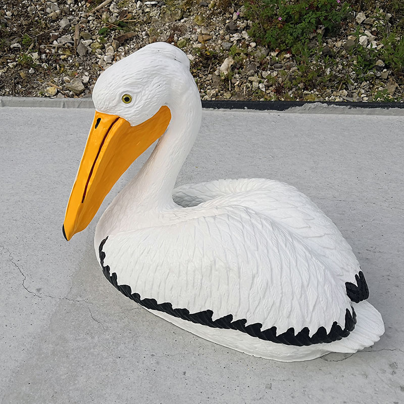 pelican en resine decoration animaux plastique nlcdeco personnage deco animal