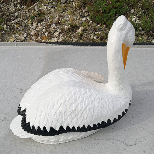 pelican en resine decoration animaux plastique nlcdeco personnage deco animal