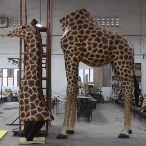 reproduction girafe 2 parties nlcdeco