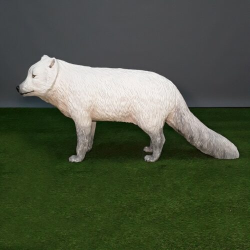 sculpture renard polaire nlcdeco