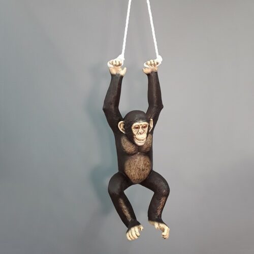singe décoratif suspendu sur des cordes nlcdeco