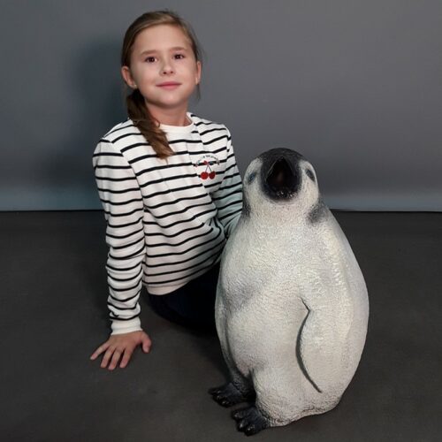 statue bébé pingouin animaux antarctique nlcdeco