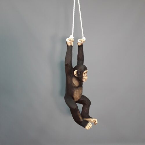 statue singe à suspendre sur corde nlcdeco