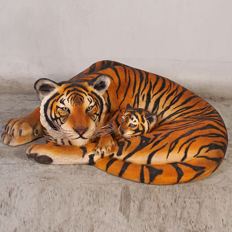 tigresse avec bébé 120011 nlcdeco nlc deco tigre