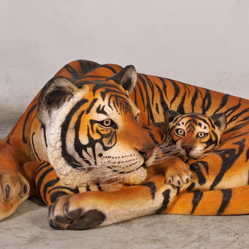 tigresse avec bébé 120011 nlcdeco nlc deco tigre