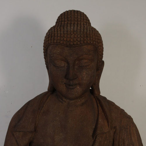 Bouddha géant pierre roche NLC DECO.