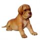 Chiot-Dogue-de-Bordeaux chien resine animaux nlc déco deco