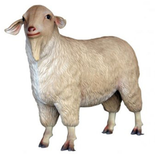 Chèvre-du-Tibet animaux en résine nlcdeco