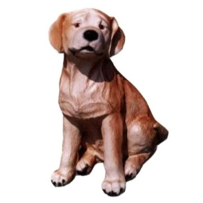 Labrador-chiot chien resine deco déco nlcdeco