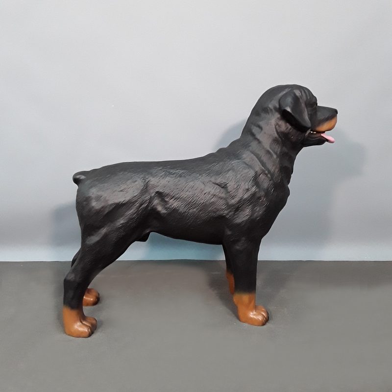 Statue résine Rottweiler nlcdeco
