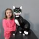 Statuette chat noir nlcdeco