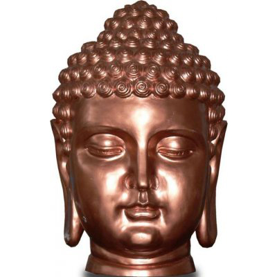 Tête de Bouddha cuivre