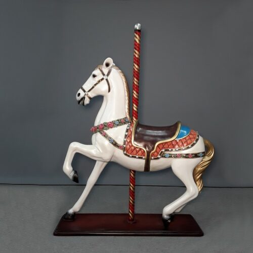 cheval de manège décoratif sur socle nlcdeco