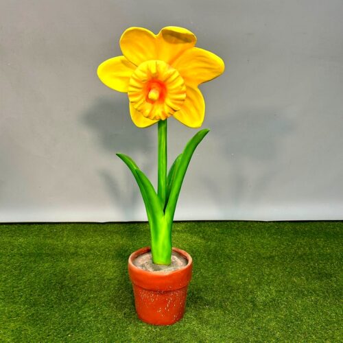 figurine de fleur géantes en résine
