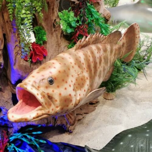 reproduction poisson grandeur nature en résine