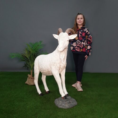resin goat statue nlcdeco