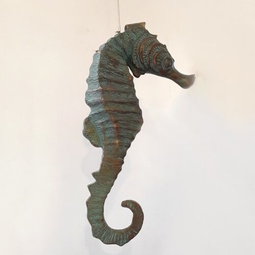 sculpture bronze hippocampe nlcdeco