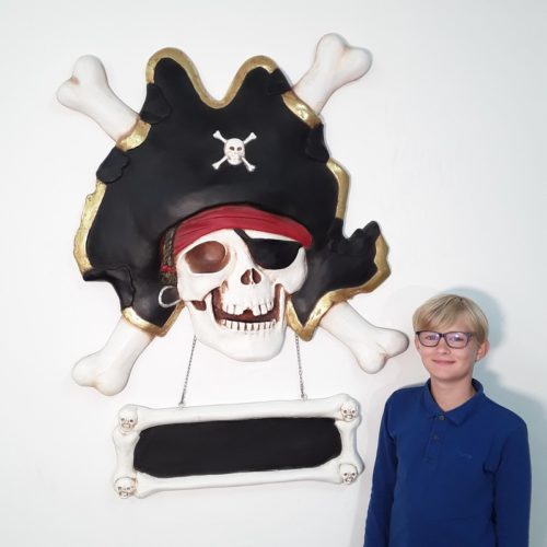 Enseigne crâne de pirate nlcdeco