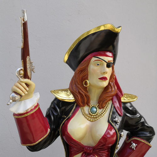PCGST9724 nlcdeco pirates corsaires nlcdeco personnages et animaux en résines femmes (2)