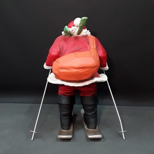 Père noël à ski en résine nlcdeco