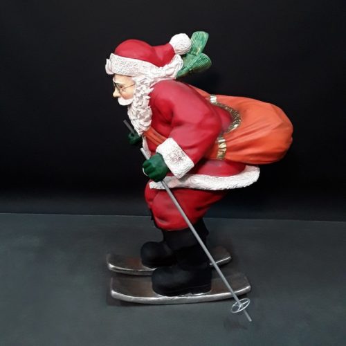 Père noël sur des ski nlcdeco
