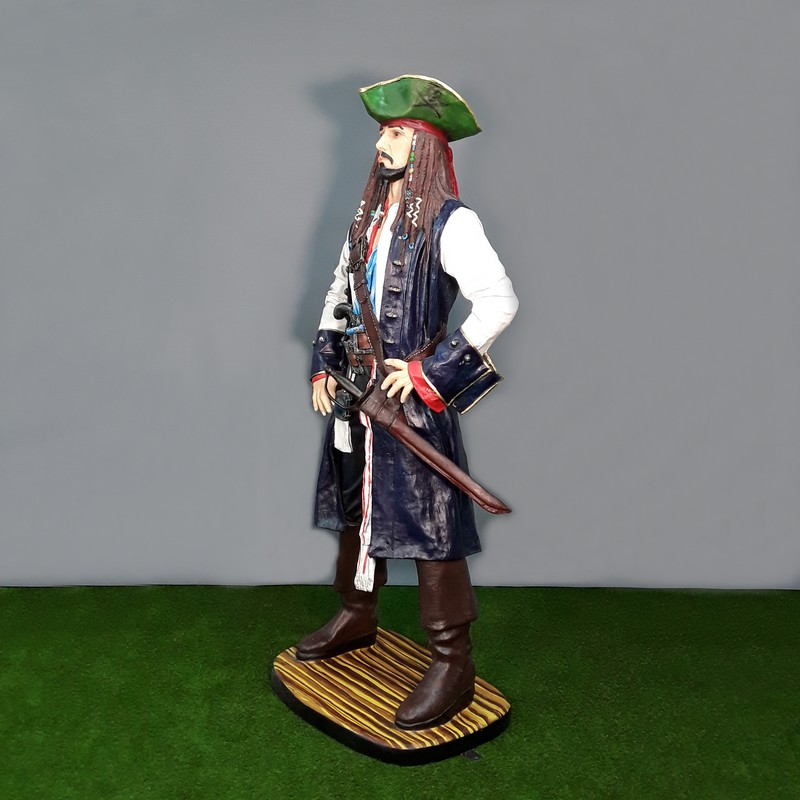 Statue pirate capitaine nlcdeco