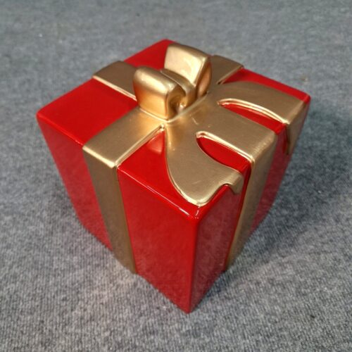 réplique cadeau de noël géant en résine