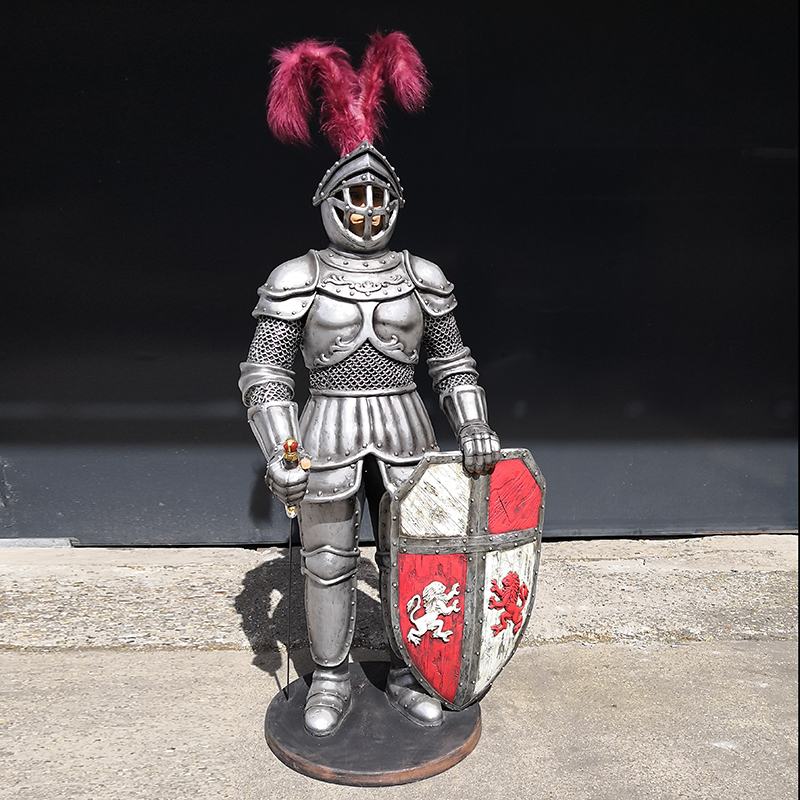Décoration chevalier avec armure 182 cm - Vegaooparty