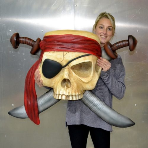 Décor tête pirate