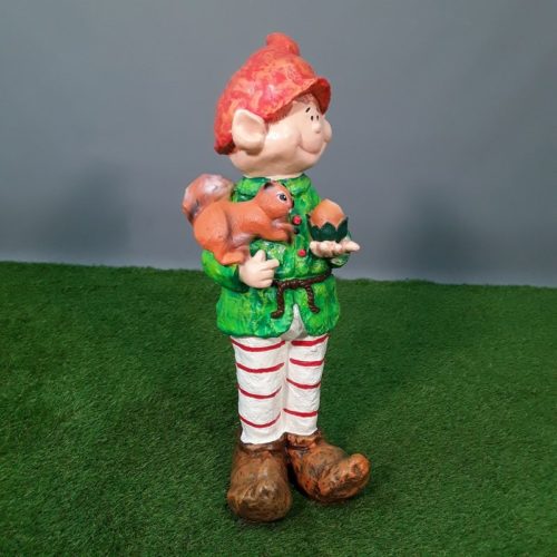resin pixie and his squirrel nlcdeco