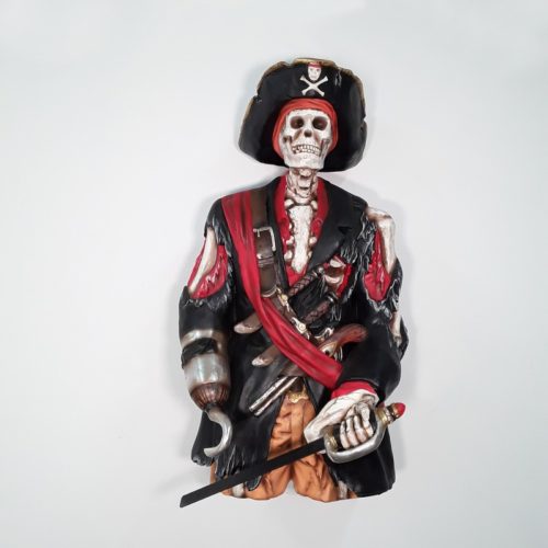 squelette de pirate en décor mural nlcdeco