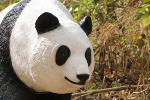panda mannequin en résine