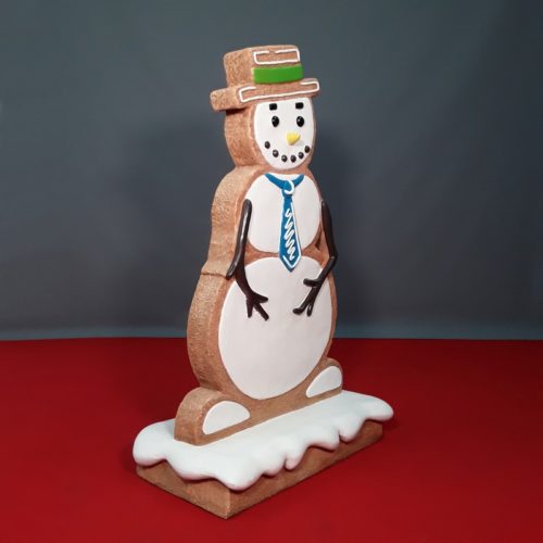 Personnage en pain d'épices bonhomme de neige nlcdeco