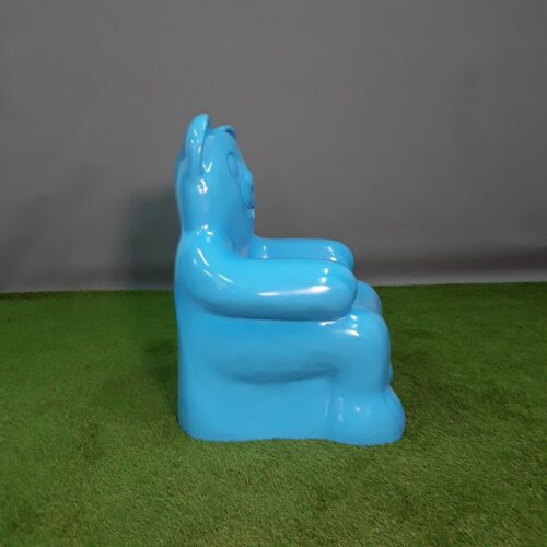 fauteuil ours bleu nlcdeco