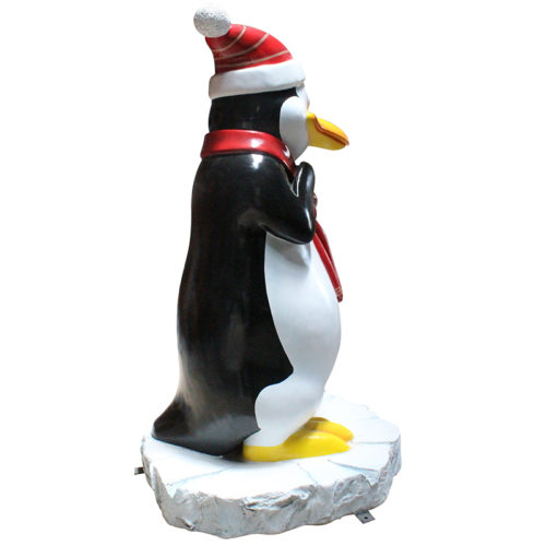 Pingouin enfant avec neige NLC DECO