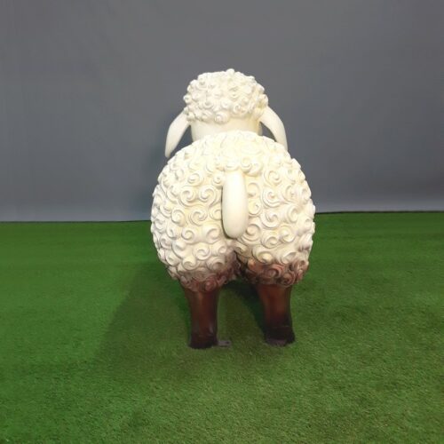 Statue décorative mouton aspect comique nlcdeco