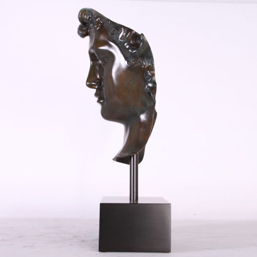 Tête de David bronze sur socle NLC DECO